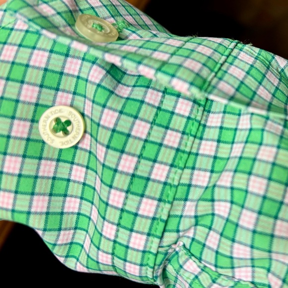 Southern Tide Green Plaid Shirt - Picture 4 of 6